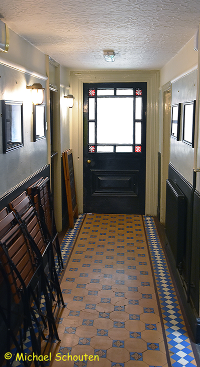 Entrance corridor with Tiled Floor.  by Michael Schouten. Published on 